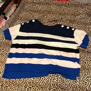 Cabi short sleeve sweater